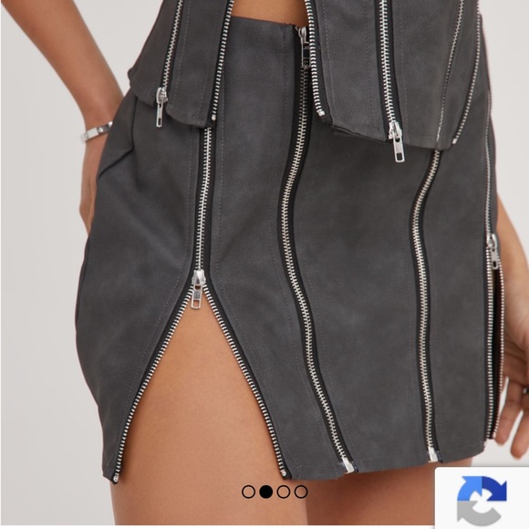 NWT Ego Official multi zipper skirt set - Picture 2 of 3